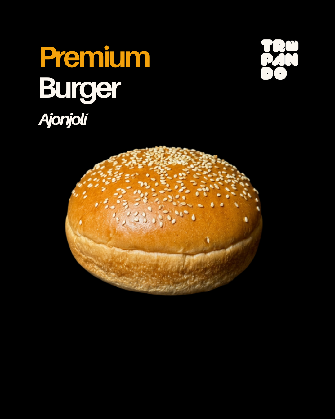 Pan brioche Burger Premium Ajonjolí